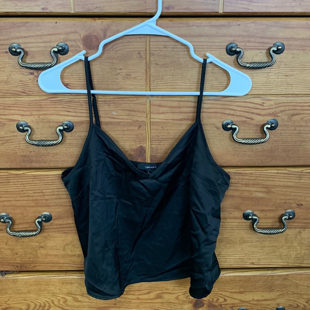 Satin tank top